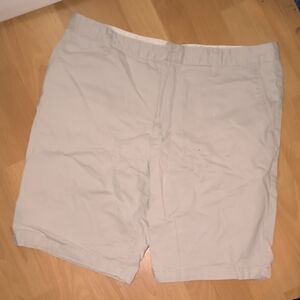 Dockers | Men's Gray Flat Front Shorts